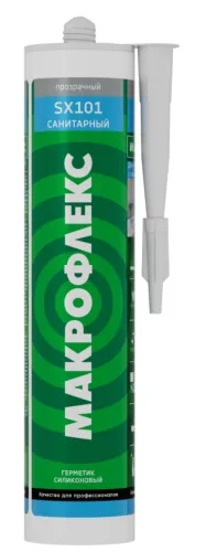 Герметик Makroflex SX101 силиконовый санитарный, 290мл