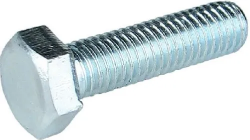 Болт MIXTON / Микстон шестигранный из оцинкованной стали, 10×120мм, 2шт. / крепеж