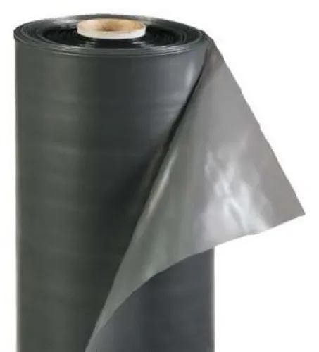 Пленка укрывная полиэтиленовая 3×100м, 80мкм, темно-серый/зеленый