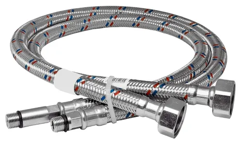 Гибкая подводка для воды MIXTON Микстон, артикул ИС.100967/777276, 1м, 2шт