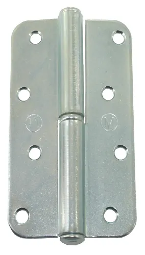 Петля мебельная MIXTON / Микстон ПН1-130 накладная левая, металлическая, цвет цинк, 130мм / фурнитура