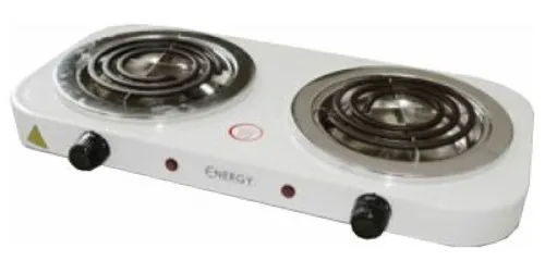Электроплита ENERGY EN-904 настольная, 2 конфорки, 1000Вт