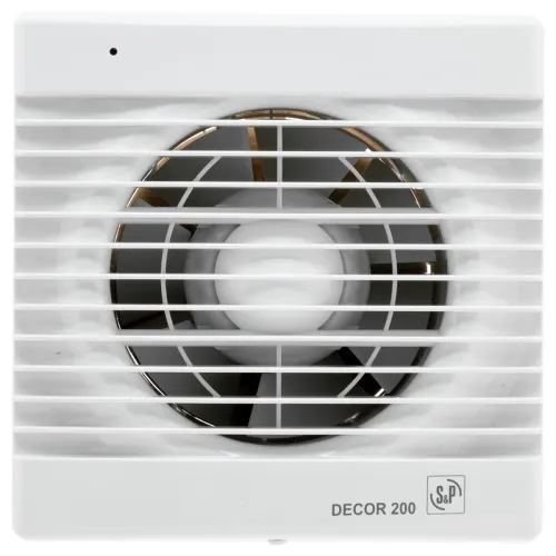 Вентилятор вытяжной S&P Decor 200C, артикул 03-0103-007