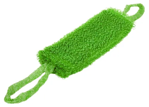 Мочалка Банные штучки Киви, полипропилен, зеленая 40176