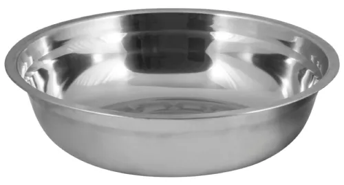 Миска Mallony / Маллони Bowl-27 с расширенными краями, зеркальной полировкой, из нержавеющей стали, цвет хром, 2.8л / кухонные принадлежности, посуда