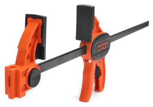 Струбцина Pony Jorgensen / Пони Йоргенсен E-Z HOLD Light Duty F-образная, быстрозажимная, универсальная, стальная, черная, 300х62мм / инструменты