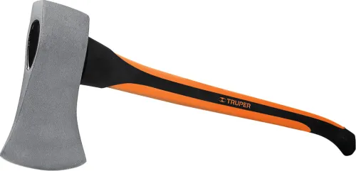 Топор TRUPER / Трупер HM-3-1/2F в сборе, из металла с фиберглассовой рукояткой / ручной инструмент
