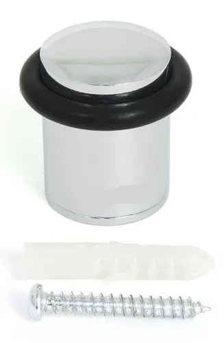 Ограничитель для двери Скобяной Хедер болт хром 30х55мм