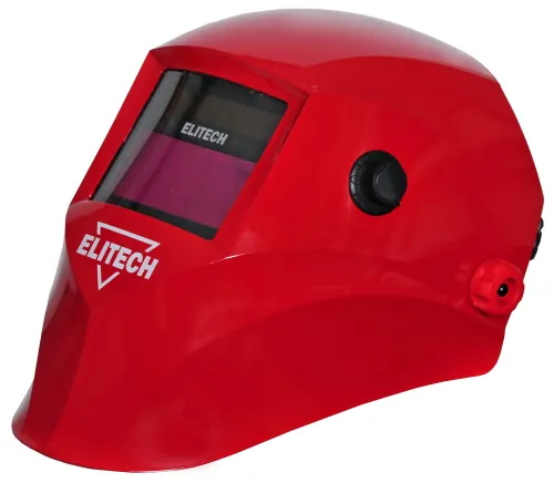 Маска сварщика Elitech 777 хамелеон E0912.002.00 красная