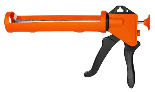 Пистолет для герметика MIXTON скелетный, металл, оранжевый, 310мл