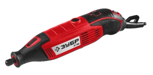 Гравер электрический ЗУБР ЗГ-135, цанга 3.2мм, 135Вт