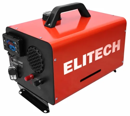 Тепловая пушка Elitech / Элитек ДП 5 дизельная, в стальном корпусе, 450x330x250мм, 5кВт, 50м², 190м³/ч, IP20 / отопление