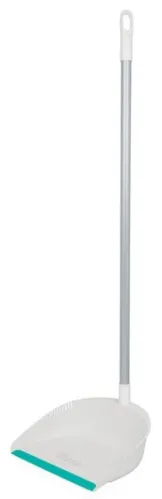 Совок для мусора KLINTEK / Клинтек RECO-11B на длинной ручке, из алюминия и пластика, 820мм / хозяйственные товары