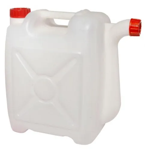 Канистра для воды М049 со сливом, пластиковая, белая, 10л / хозяйственные товары