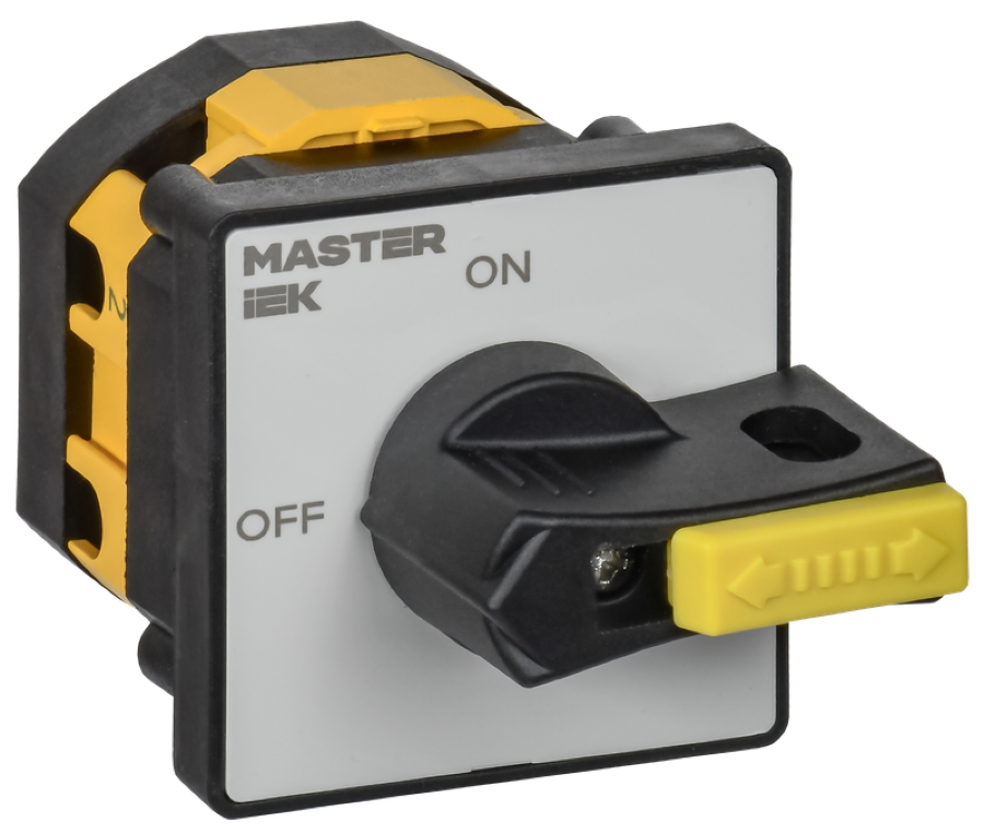 Переключатель кулачковый IEK / ИЭК Master схема 92 двухпозиционный, в пластиковом корпусе, 690В 40А 4 полюса IP40 / электрика