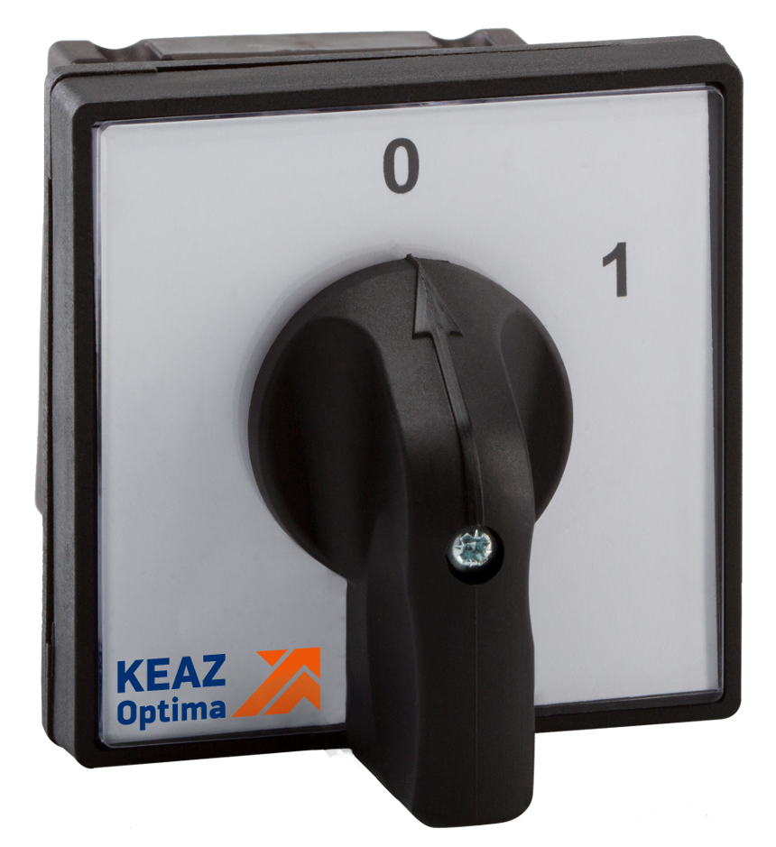 Переключатель кулачковый КЭАЗ OptiSwitch 4G16-91-U-R114 двухпозиционный, в пластиковом корпусе, 690В 16А 2 полюса IP44 / электрика