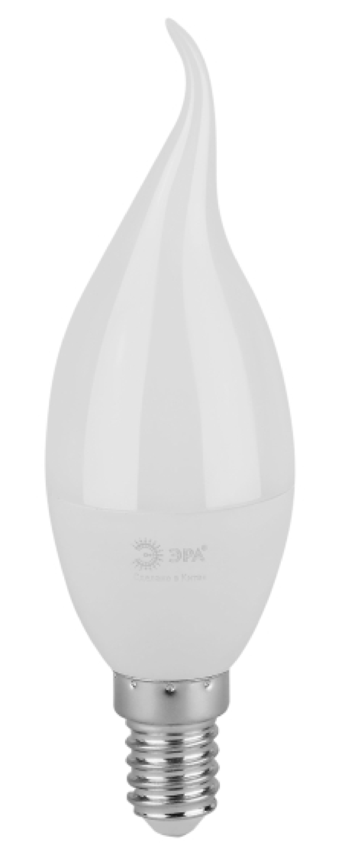 Светодиодная лампа ЭРА Green Line BXS-10W-830-E14 GL свеча на ветру, 3000К 10Вт 220-240В 1000Лм, Б0067120 / лампочка led