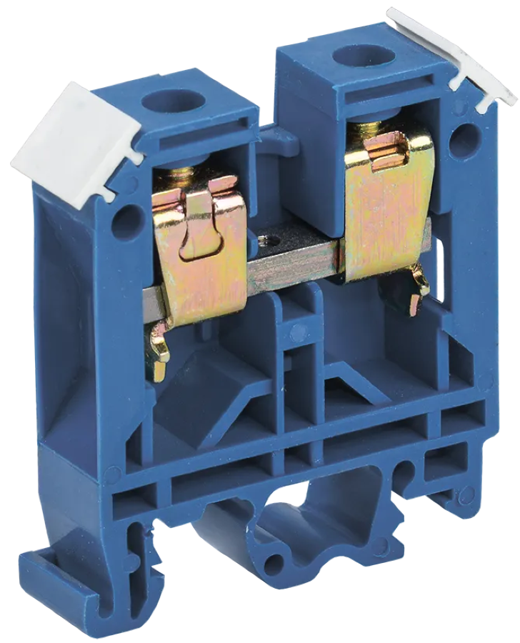Клемма для проводов IEK / ИЭК ЗНИ-16мм2 (JXB100) наборная, полиамид, 85А, 48х12х58мм синяя, 16мм², 1шт. / зажим