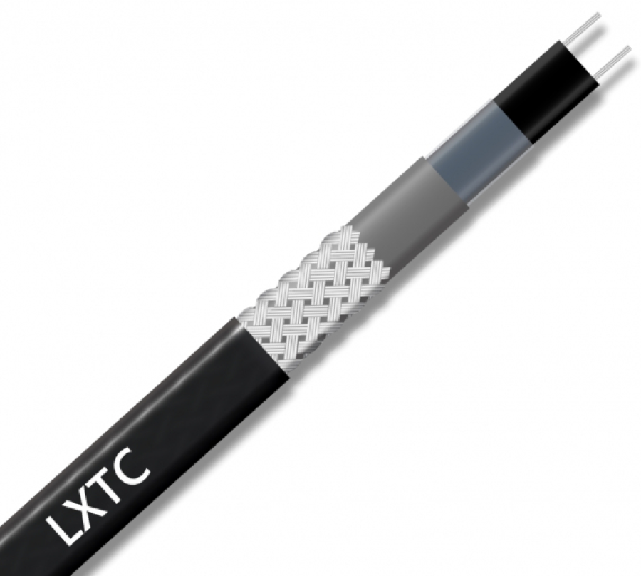 Кабель нагревательный EXTHERM / Экстерм LXTC16-2CR, саморегулирующийся, горячая часть 1м, 16Вт, IP67 / отопительное оборудование