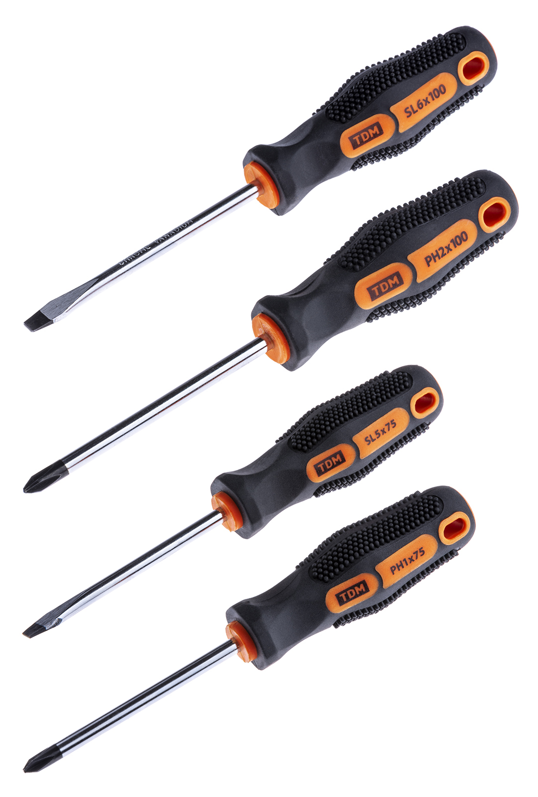 Набор отверток TDM Electric / ТДМ Электрик Алмаз в блистере, 4 предмета / инструменты