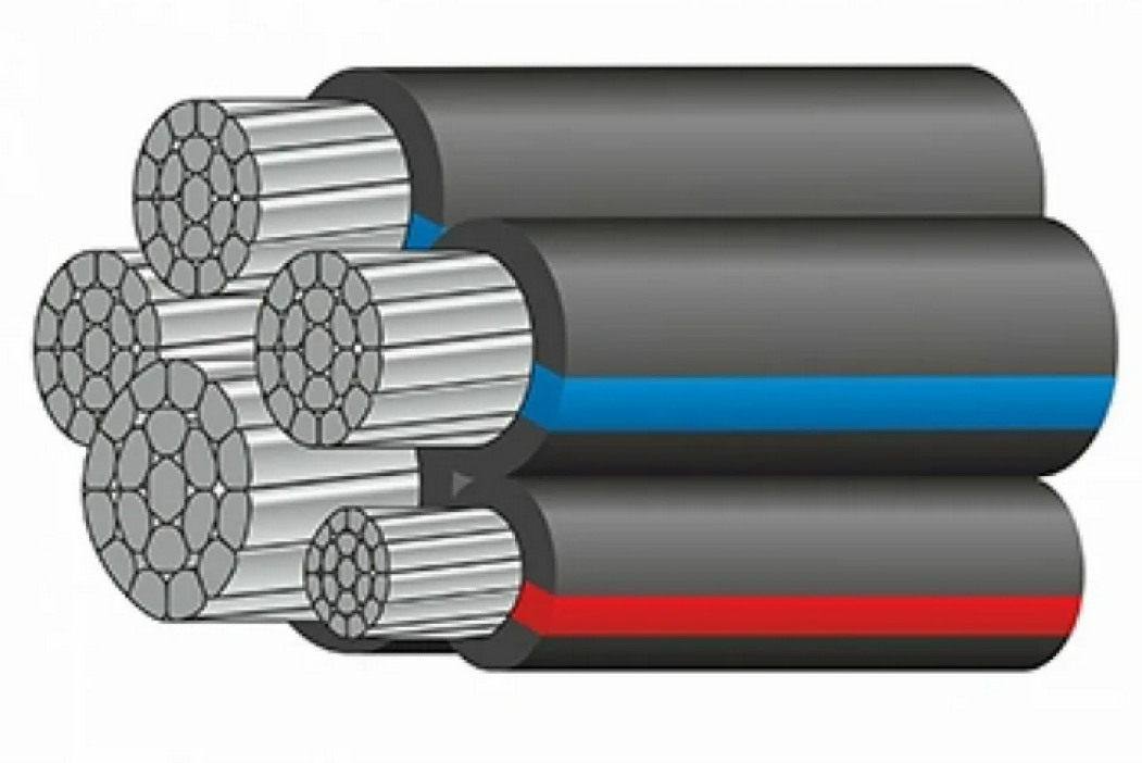 Провод электрический Цветлит СИП-2 -0.6/1 3х50+1х50+1х16 пятижильный, алюминий, полиэтилен черный, 1м, 00-00129077 / кабель