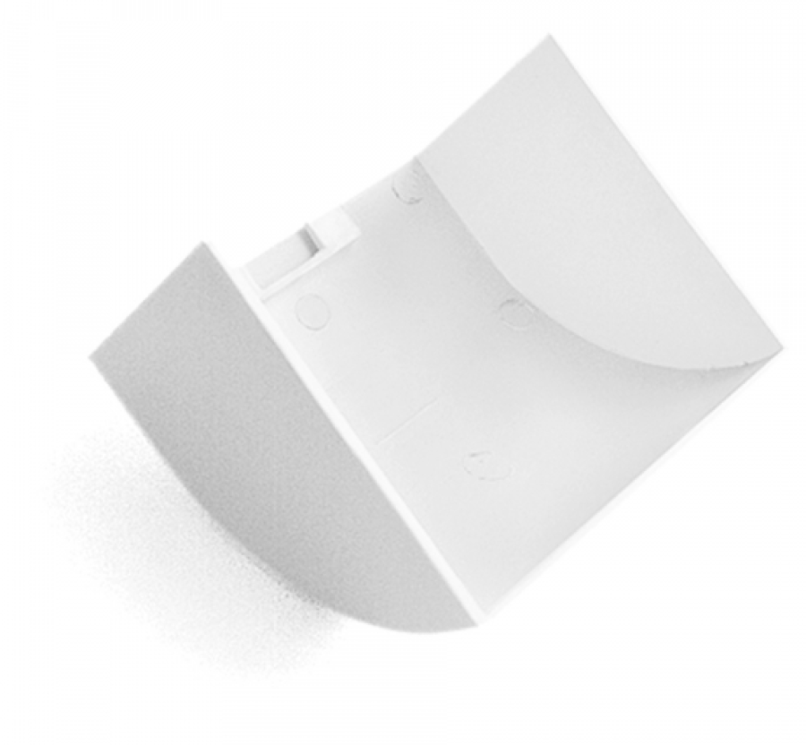 Заглушка Промрукав пластиковая, белая, размером 25х16мм / аксессуары для кабель каналов