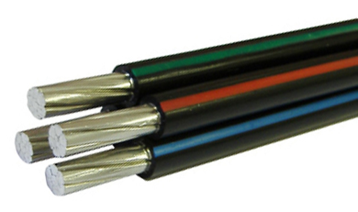 Провод электрический Цветлит СИП-4 -0.6/1 4х50 четырехжильный, алюминий, полиэтилен черный, 1м, 00-00129213 / кабель