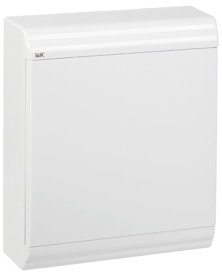 Бокс распределительный IEK / ИЭК PRIME ЩРН-П-24, пластиковый белый 24 модульных расстояний, 2 ряда, IP41, размер 340x290x100мм, MKP82-N-24-WD-41-10 / электрика