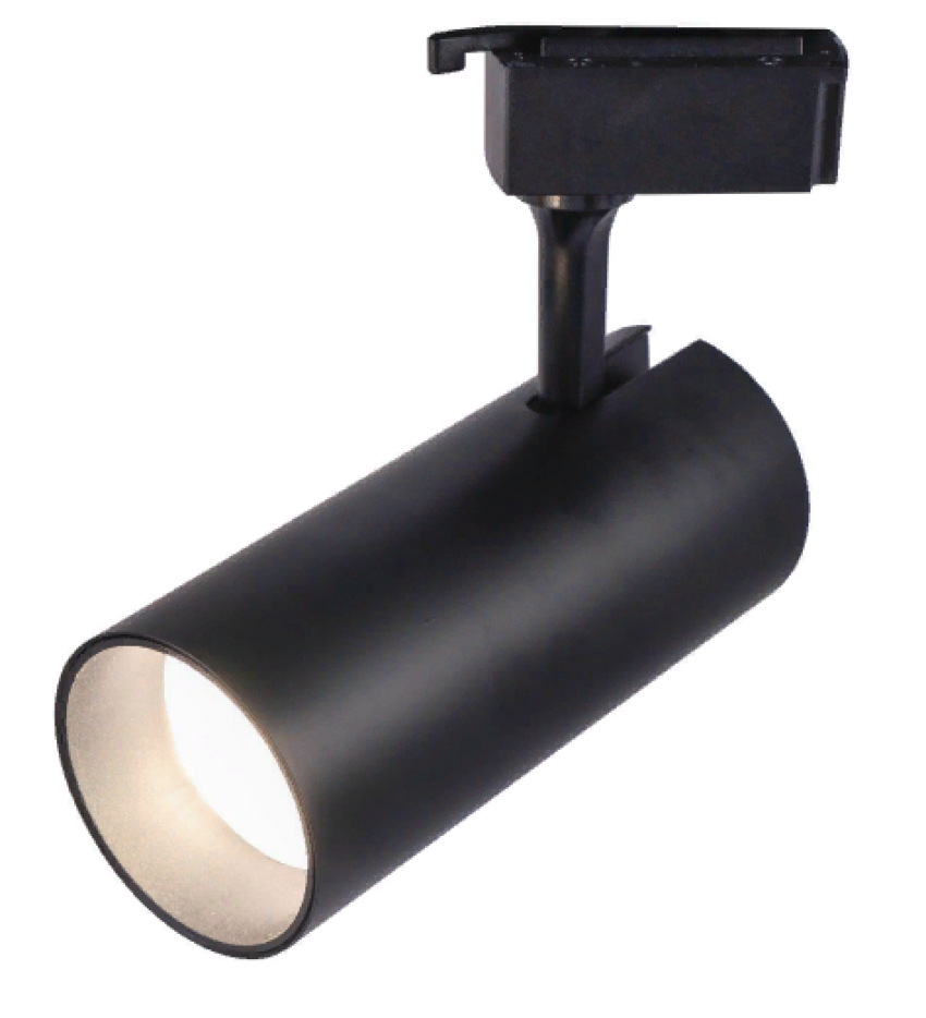 Трековый светильник ЭРА TR5-30 COB BK светодиодный однофазный, 30Вт 4000К 2100Лм, IP20, черный 78х180х128мм, Б0049055 / осветительные приборы