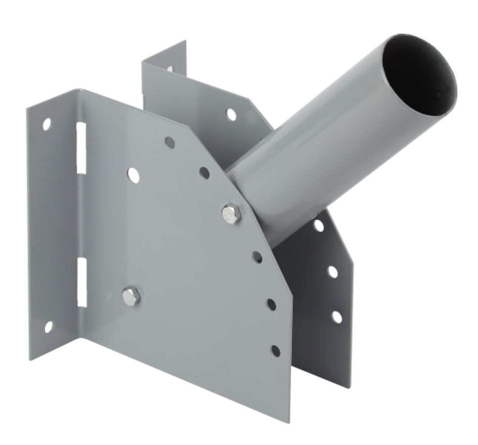 Кронштейн крепежный ЭРА SPP-AC2-0-230-048, для уличного светильника с переменным углом, из стали, размером 250х150х120мм, диаметр 48мм / крепеж