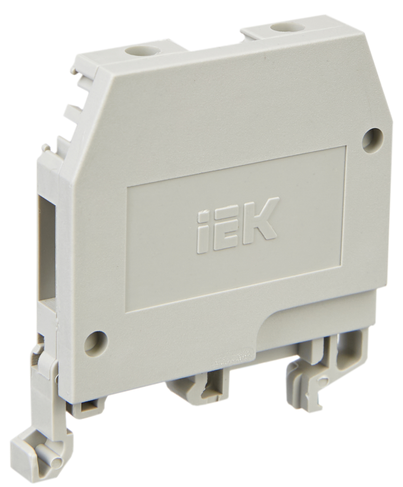 Клемма для проводов IEK / ИЭК ЗНИ-2.5мм2 (JXB24А), наборная винтовая, корпус огнестойкий полиамид, серый, 8.1х45х47.5мм, 1шт. / зажим