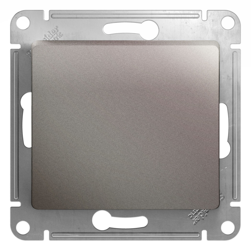 Перекрестный выключатель Systeme Electric / Систем Электрик Glossa переключатель одноклавишный схема 7, в корпусе из пластика, платина, размером 71х38мм, 10А, 250В, IP20 / электрика