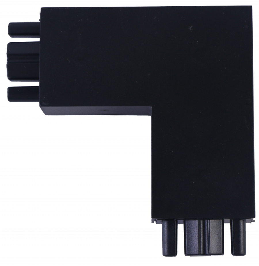 Коннектор для шинопровода IN HOME / Ин Хоум AC-B-TL TOP-LINE угловой, черный / аксессуары для освещения