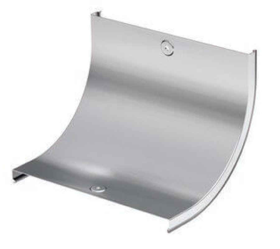 Крышка лотка DKC / ДКС на угол CS 90 вертикальный 90° внутренний, оцинкованная, стальная, в комплекте с метизами и пластинами PTCE, размером 200х130мм / электрика