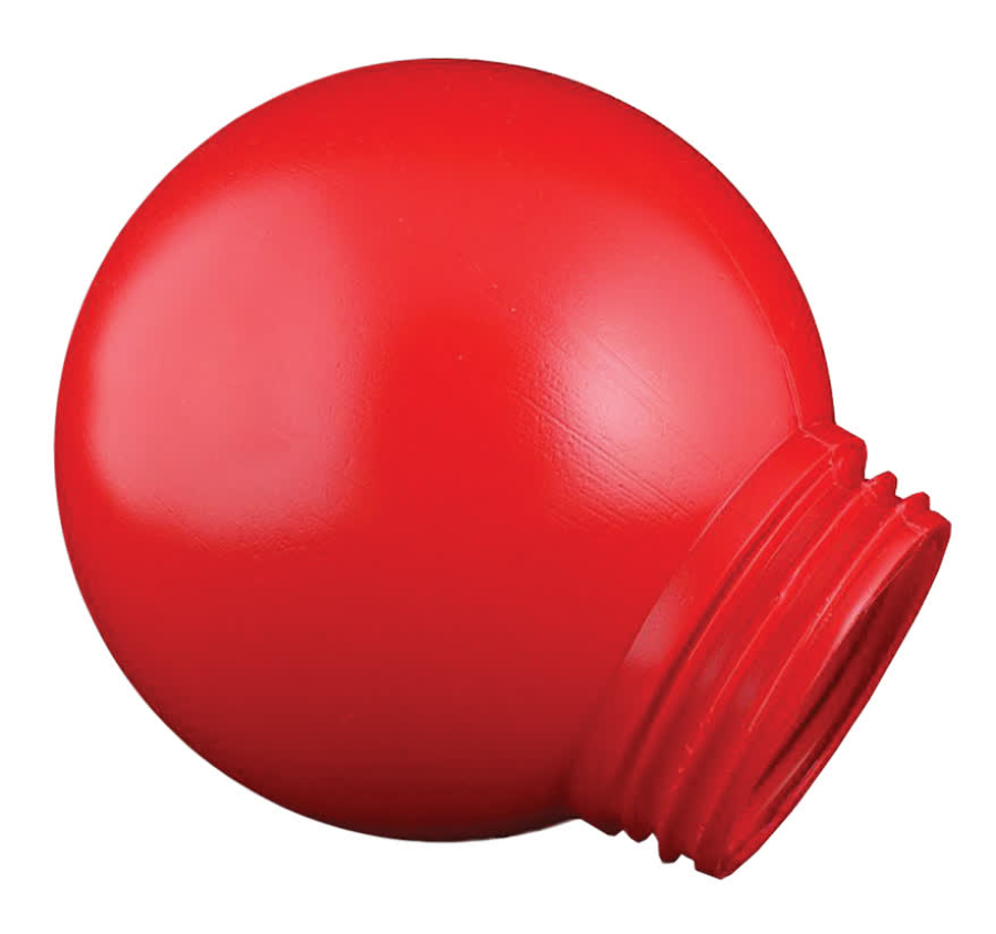 Рассеиватель TDM Electric / ТДМ Электрик РПА 85-150 шар, красный, пластик, размером 150×150мм / освещение