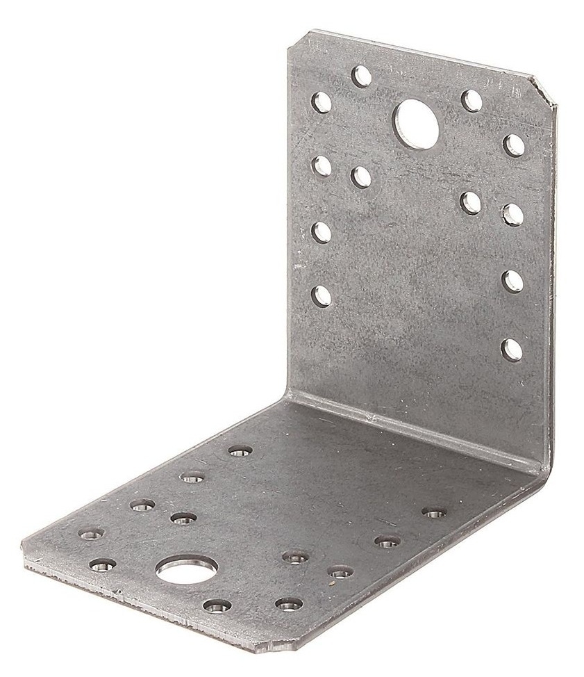 Уголок крепежный Tech-KREP / Тех-Креп из углеродистой стали, 90х90х65х2мм / строительство и ремонт
