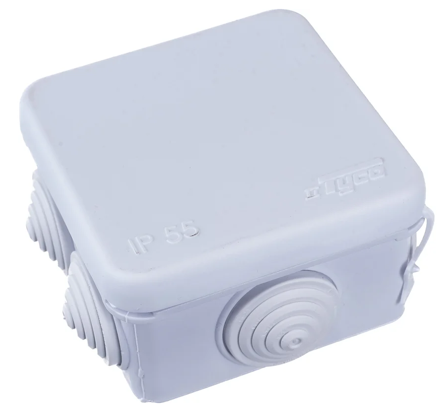Распределительная коробка Тусо, белый IP55, 70х70х40мм, 67030Б / распаячная