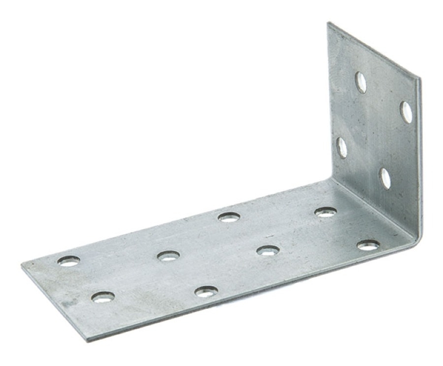 Уголок крепежный Tech-KREP / Тех-Креп анкерный из углеродистой стали, 40х80х40x2мм / строительство и ремонт