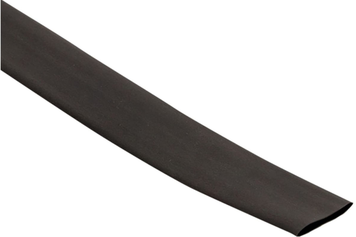 Термоусадочная трубка EKF / ЕКФ PROxima ТУТнг 12/6 полиолефин черный длина 1м диаметр 12(6)мм, tut-12-b-1m, 1шт. / термотрубка