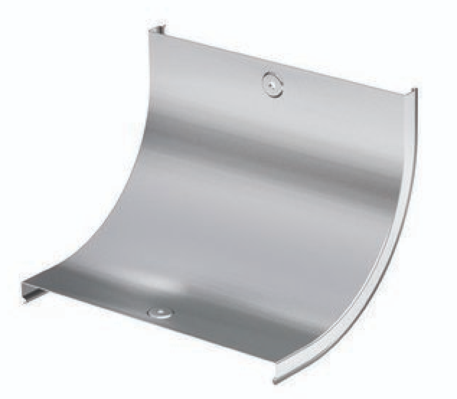 Крышка лотка DKC / ДКС на угол CS 90 вертикальный 90° внутренний, оцинкованная, стальная, в комплекте с метизами и пластинами PTCE, размером 150х130мм / электрика