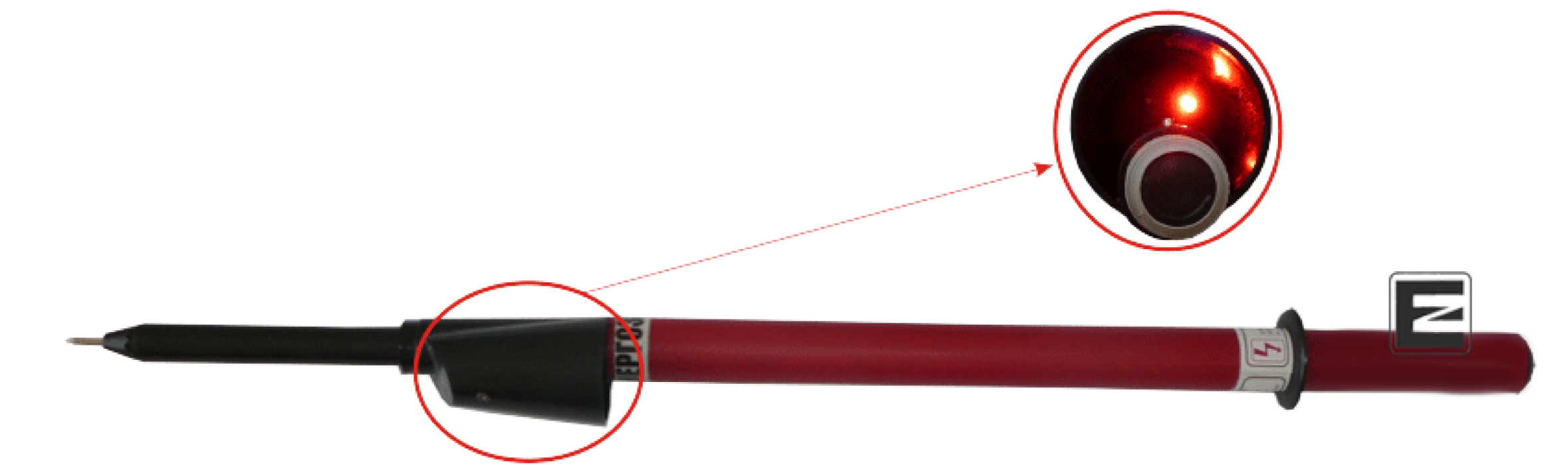 Тестер напряжения Техэнерго УВНУ 10 СЗ указатель со свето-звуковой индикацией, 6-10кВ / электрика