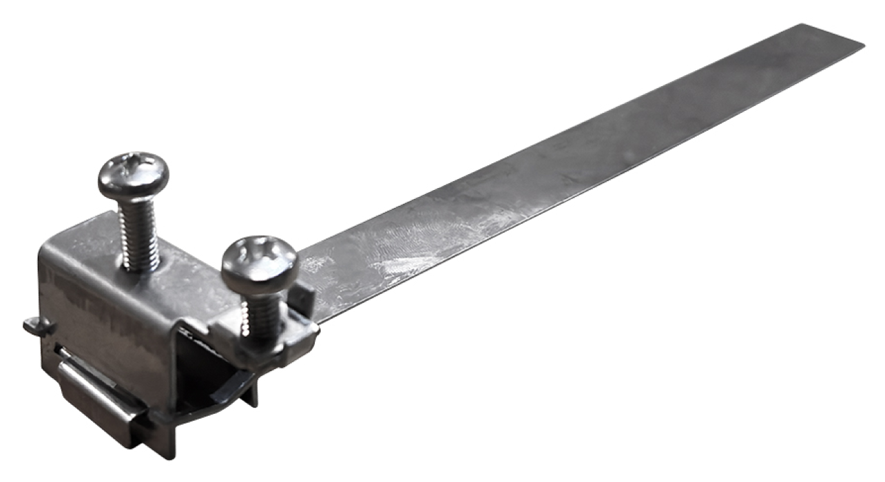 Хомут заземления Ezetek / Эзетек ленточный из нержавеющей стали, диаметр 10-400 мм / крепеж