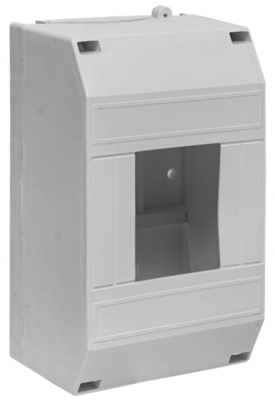 Бокс распределительный EKF / ЕКФ PROxima КМПн-01/4, пластиковый белый, 4 модульных расстояний, 1 ряд, IP20 размер 71×135×58мм, pbm40-n-4s / электрика