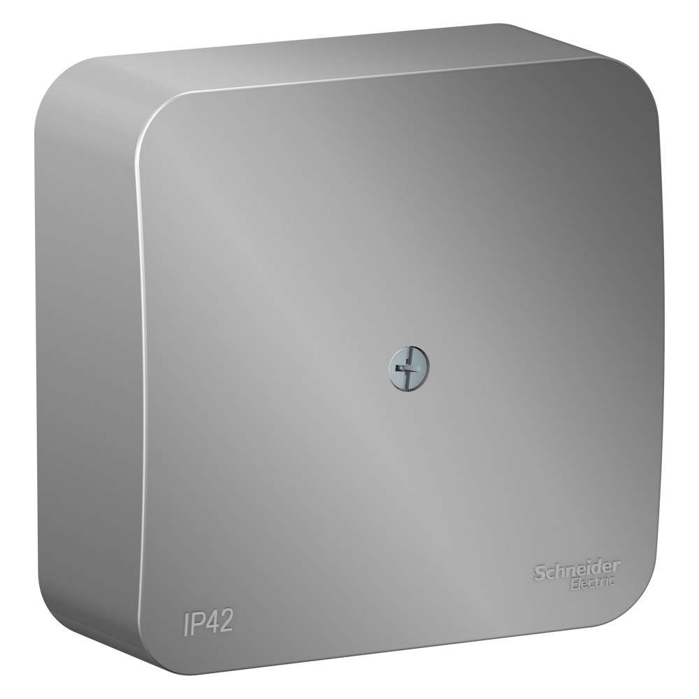 Распределительная коробка Systeme Electric / Систем Электрик Blanca, алюминий IP42, 75х75х30мм, BLNRK000013 / распаячная