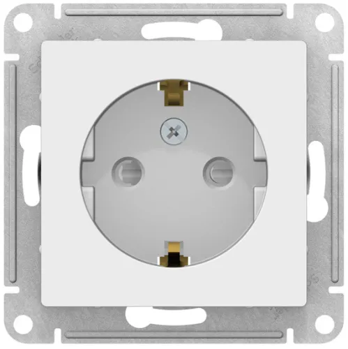 Розетка Systeme Electric AtlasDesign 16А 250В белый ATN000145
