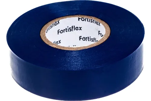 Изолента ПВХ Fortisflex 0.15x19мм синяя 20м 71235