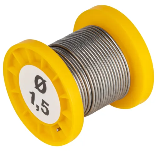 Припой ЭРА ПОС-61, с канифолью, на катушке, Sn61/Pb39, сечение 1.5мм / пайка