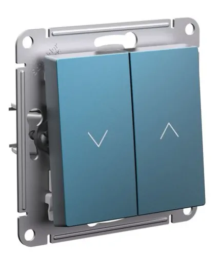 Выключатель для жалюзи Systeme Electric AtlasDesign 2 клавиши