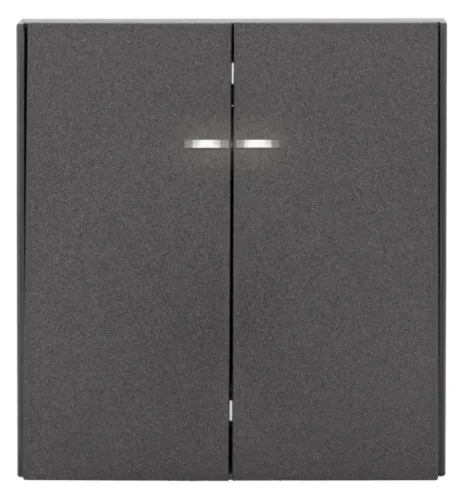 Выключатель Kranz Strong с подсветкой, графит, KR-78-0714-6