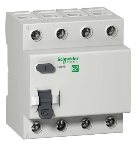 УЗО Schneider Electric Easy9, 4-полюсный, 40А 30мА, тип АС